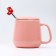 New Year. Ceramic mug with a spoon "Cozy and heat in the new year", 350 ml