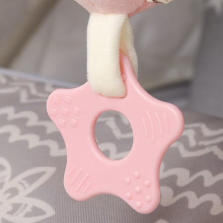 Suspension with vibration "Sweet bunny", a tear, on a crib, stroller, crumb I-4