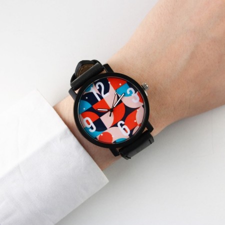 Set: Watch of Bandy and Cardholder "All its Time"-7