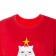 Women's T -shirt "Cat", red color, size 54