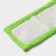 Nozzle for a flat mop of the share, 42 × 12 cm, microfiber, green color