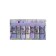 Violet towel set, size 40x60 cm, purple color, 7 pcs