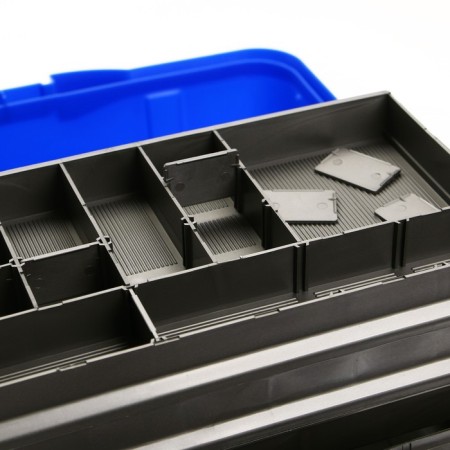 Fish -shaped fishing box, blue-7