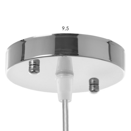 Lamp Bayerlux "Kian" E27 40W silver 23x15x60 cm-4