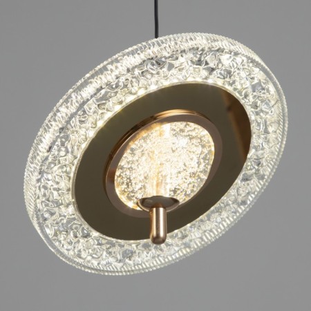 Bayerlux “Sanora” lamp 14W LED black and gold 20x25cm-2