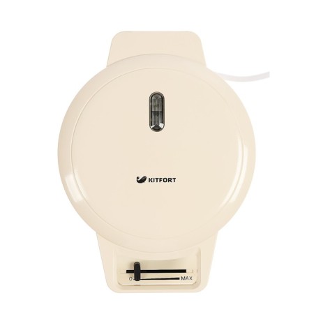 Electric wafer KitFort KT-1624, 1000 watts, Vienna waffles, beige-2