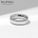 Ring Xuping style, silver color, size 18