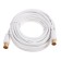 Rexant cord, TV nest - TV plug, 5 m, white