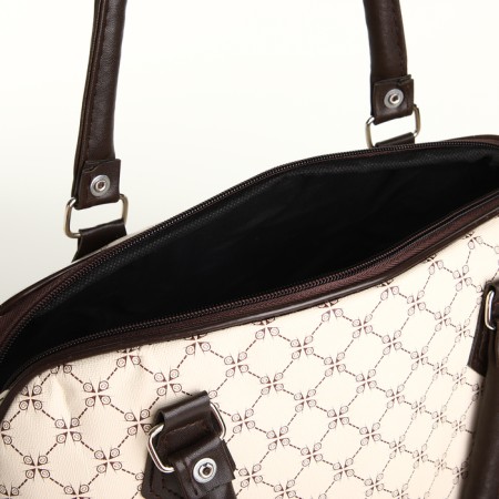 Road bag with lightning, beige color-2