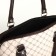 Road bag with lightning, beige color