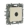 The socket TV Legrand Etika 672351, single, hidden, 2DB, type "Zvezda", ivory