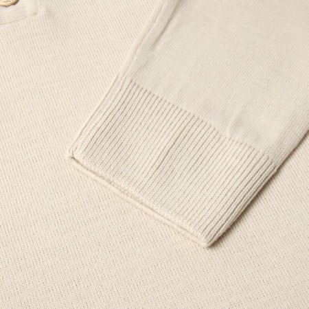 Jumper Polo men's minku: Knitwear Collection Cream color, river 54-7