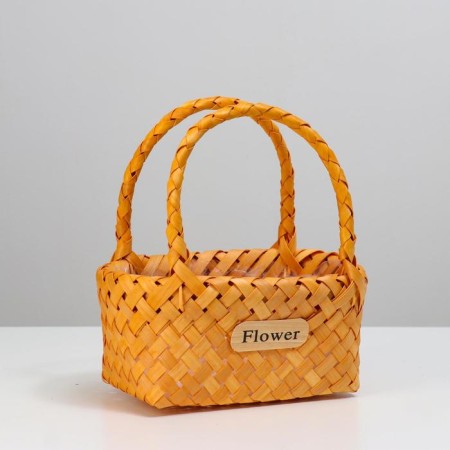 Wicker basket (sequoia), 24x14.5x9/25 cm, 1 pc., Natural