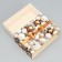 Box the team "Bright balls", 25 x 18 x 10 cm, new year