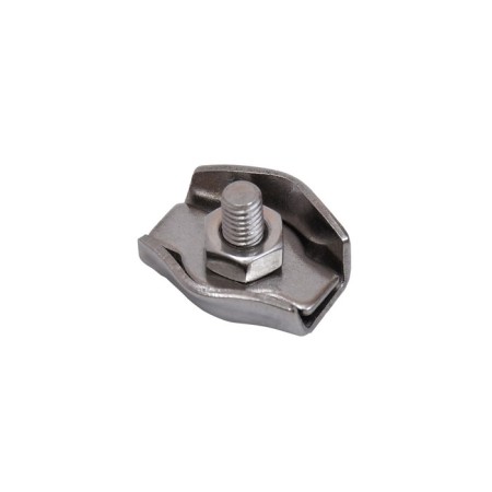 Taen cable clamp, single, up to 4 mm, stainless steel