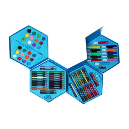 Set for drawing 112 blue items-1