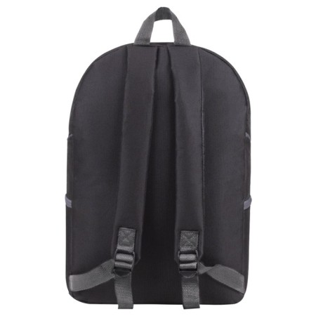 Staff trip universal backpack, 2 pockets, black with gray details, 40x27x15.5cm, 270787-2