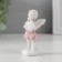 Polystone souvenir "Snowty angel in color toga with a star" 7.2x3.5x2.8 cm