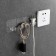 Holder with an adhesive surface of the tundra, 60x60 mm, for a fork, transparent