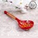 Spoon "rubella", dining room, 19 × 6 cm, Khokhloma, mix
