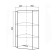 Cabinet angular height 90 cm
