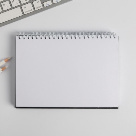 Sketchbook in a solid cover on the crest "Unicorn" A5, 80 l, 100 g/m-4