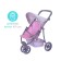 Stroller for dolls, three -wheeled, metal frame