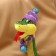 Soft toy "Snake", winter, 72 cm, in the New Year's cap