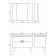 Mirror Comfort Comfort Rimini 80 for the bathroom, 70x80x15 cm, white color