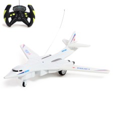 Airplane on the Bombarder radio control, works from batteries