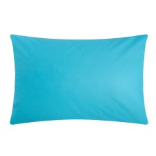 Pillowcase Ethel 50*70 cm cental blue, 100% cotton, stump, 125 g/m²