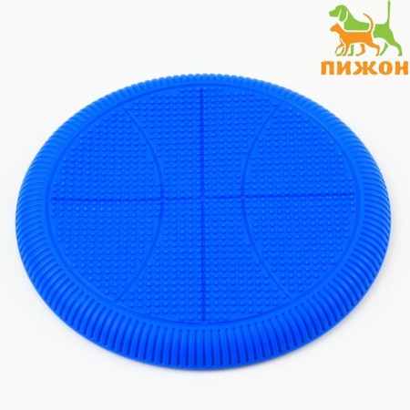 Frisby "Basketball", thermoplastic rubber, 23 cm, blue
