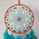 Dreams "Flower in a circle" blue pink with spots d = 16 cm 60x16 cm