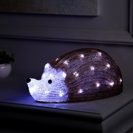 LED figure "Hedgehog" 35 × 16 × 20 cm, acrylic, 30 led, 220 V, glow of white