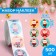 Stickers in the roll "Cute Santa", 500 pcs, 3.8 x 3.8 cm