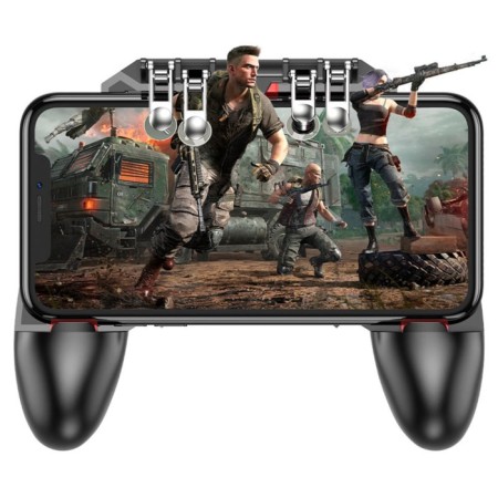 Hoco GM7, 4 trigger gamepad, phone width up to 70-95 mm, black-4
