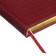 Dated diary 2025 b6 168 sheets, Devente. Wild, a solid cover to leatzers with foam rubber, perforation, liesse, block 70, burgundy