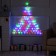 Garland "Networks" 1 × 1 m, IP20, dark thread, 90 LED, glow of multi, 8 modes, 220 V