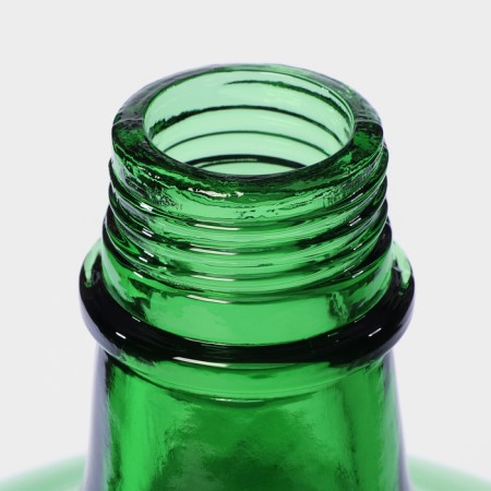 Glass bottle "Call", 5 l, green color-1