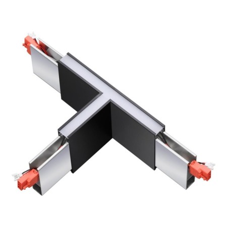 Connector (T-shaped) over, black color