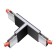 Connector (T-shaped) over, black color