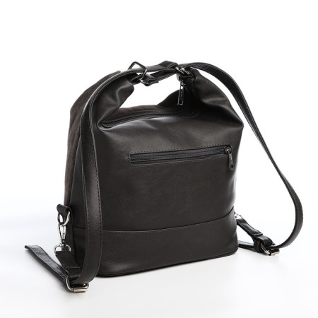 Women's bag with lightning, gray color-4