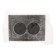 Rosette "Elect" RS 16-237-hour, 16 A, 250 V, double, hidden, without salary, black under silver