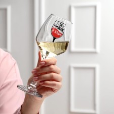 A glass for the wine 
