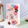 Postcard "Beloved girlfriend!" Congrev, embossing, 12.5x19.4 cm