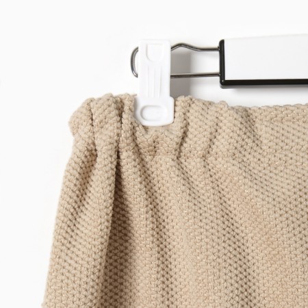 A towel for a bath Ethel, col. Beige, husband. Kilt 75x150 cm, 100% polyester, 300 g/m2-1