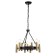 Suspended Indigo lamp, 13009/9p Black. 9x40W, E14, 460x460x445/1245 mm