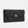 Women's wallet on a magnet, black color