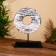 Decor "Ring" on the stand, Albezia 22x9x31 cm