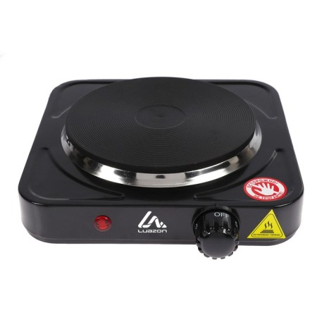 Electric tile Luazon LHP-002, 1 burner, 1000 W, heater disk, black-4